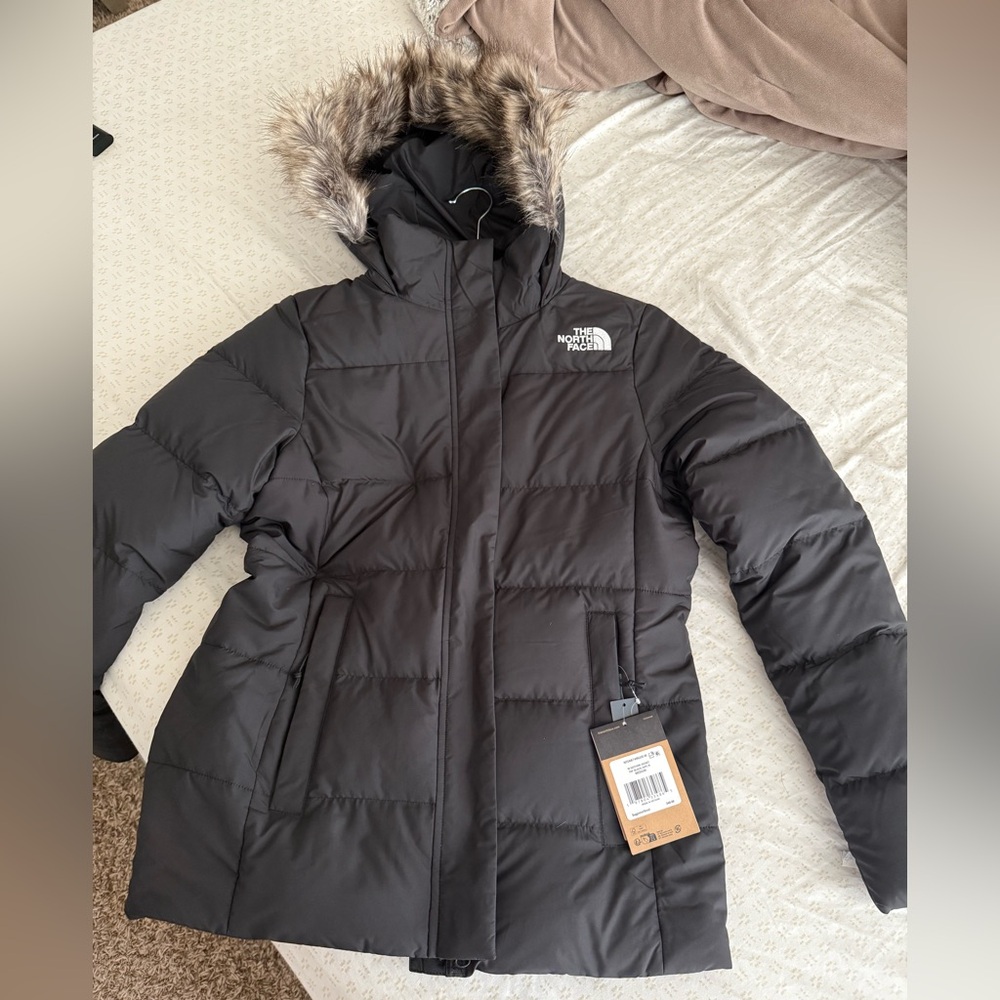 The North Face Women's Charcoal Puffer Coat